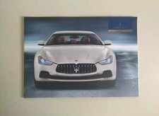 Depliant brochure Maserati Ghibli - lingua inglese - 2014