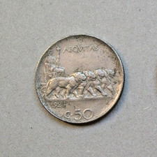 1925 RIGATO 50 centesimi