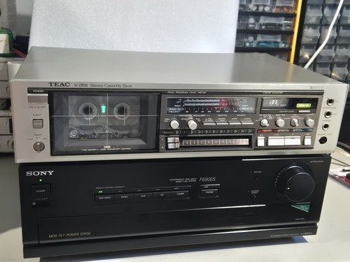 Teac 2rx tapedeck teste - v-2rx., teste.