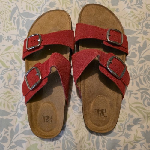 Sandali donna rossi time and - donna,