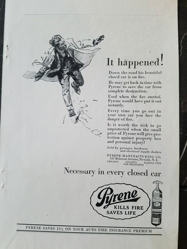 Estintore epoca pirene 1923 - d'epoca,