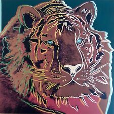 Andy Warhol Siberian Tiger Endangered Species -serigrafia - 1983 come nuovo