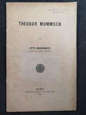Theodor Mommsen. Gradenwitz, Otto: