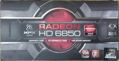 Xfx amd radeon 6850 empty - amd,