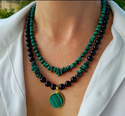 Collana donna doppio filo