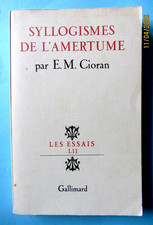 Syllogismes de l'amertume - E