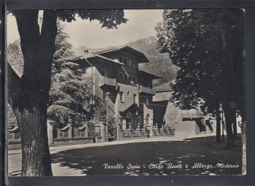 Cartolina varallo sesia corso - cartolina,