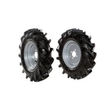 Coppia ruote gommate 4.00-8