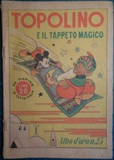 DISNEY, TOPOLINO ED IL TAPPETO MAGICO. ALBO D'ORO N.25. 1946