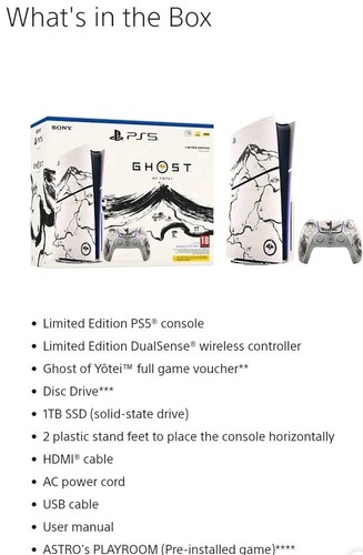 Ps5 disc edition - edition, 1tb