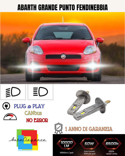Kit led abarth grande - kit,