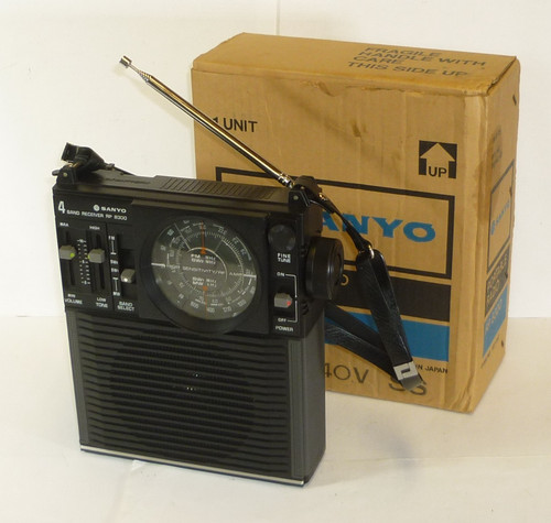 Raro ricevitore mw sanyo - fm/sw/mw,