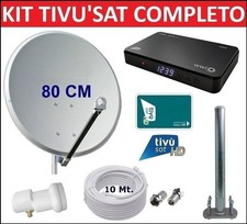 Kit parabola satellitare cm - 80,