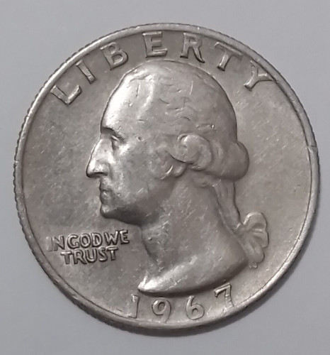 Usa 1967 quarter - 1967, (1/4