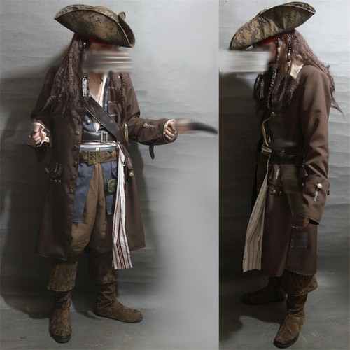 Costume jack sparrow - costume, adulto