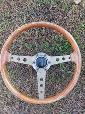 Volante FIAT auto epoca in legno (no Nardi) (con difetti)