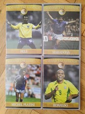 Diego Armando Maradona Pele Ronaldo Michel Platini Football Legends DVD Set Cro