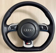Volante Sterzo Audi TT A3 R8 Originale S-Line Raro Completo fondo piatto