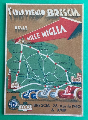 Mille miglia brescia 1940 - mille,