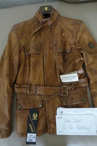 Giacca cuero antica belstaff - cuero,