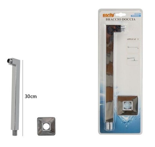 Braccio doccia ottone - in,