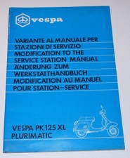 Change to Workshop Manual -