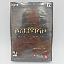 Nuovo Vecchio Stock - Elder Scrolls IV Oblivion Gioco dell'Anno Edizione PC DVD SIGILLATO