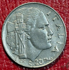 HIGH GRADE AU 1942 ITALY 20