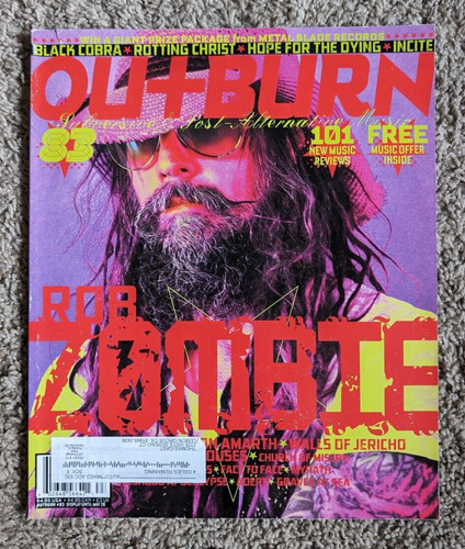 Rob zombie outburn - zombie, magazine