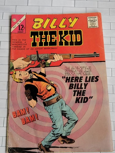 Charlton comics billy the - billy, kid