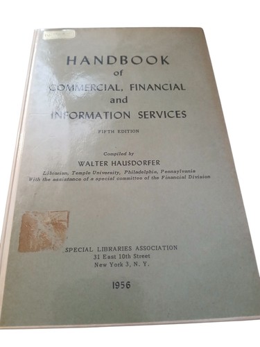 Handbook commercial - handbook, of