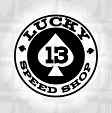 Lucky 13 Hot Rod Adesivi Bici