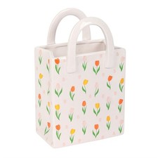 Bag Shaped Tulip Vase Ceramic