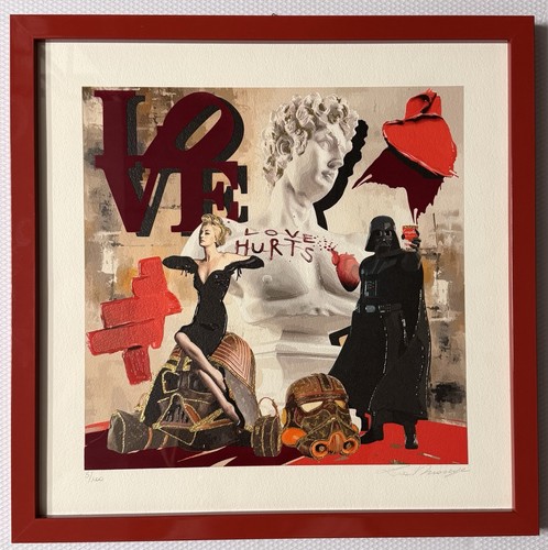 Quadro serigrafia rouge - di,