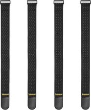 Cinghie Elastiche Con Chiusura a Strappo E Dettagli Antiscivolo; 61X5Cm (4 Pezzi