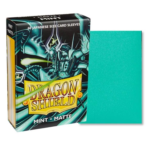 Dragon shield sleeves - dragon, mint