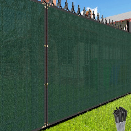Green 4ft privacy fence - privacy, screen