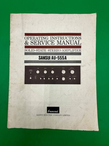 Sansui 555a amplificatore - au-555a,