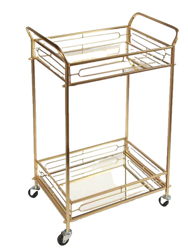 Carrello metallo oro - carrello,