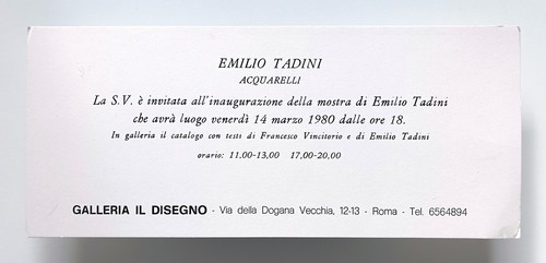 Emilio tadini acquarelli - emilio,