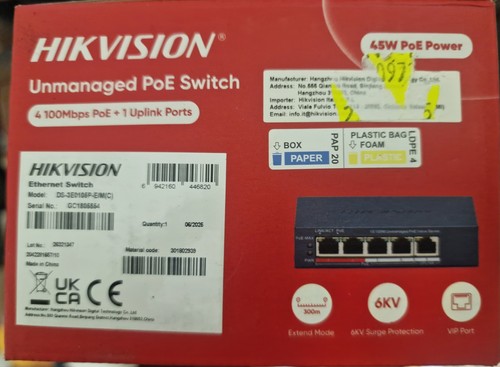Hikvision switch porte - switch,