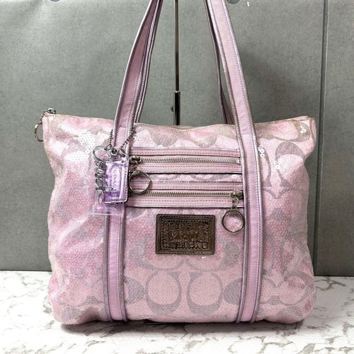 Borsa coach rosa - coach, paillettes