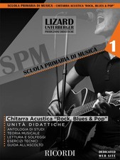 Chitarra acustica "Rock, Blues & Pop" + Audio Online- Miky Bianco - Lizard