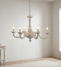 Classic wooden chandelier