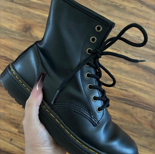 Martens leather combat - dr.,