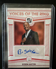 Byron Saxton Autograph Panini WWE Chronicles 2023 Voices of the Ring