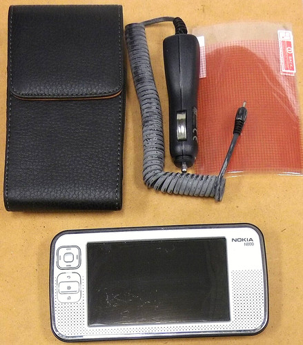 Nokia n800 nero e argento - nero,