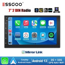 2 DIN 7" Autoradio Android 14 Auto 2+32G Navigatore GPS NAV BT IPS WIFI RDS Cam