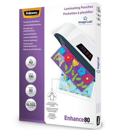 Fellowes pouches per - pouches,