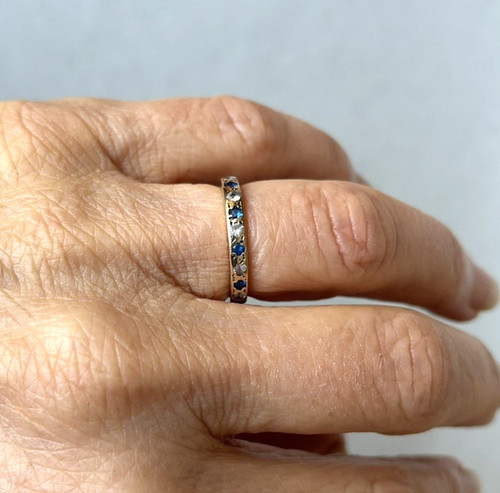 Anello eternità pieno oro - anello,